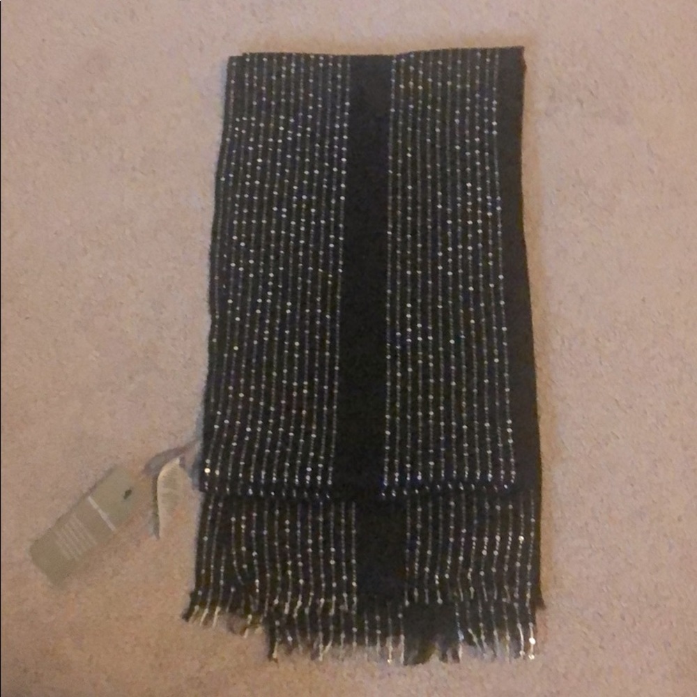 Black Sequin Scarf